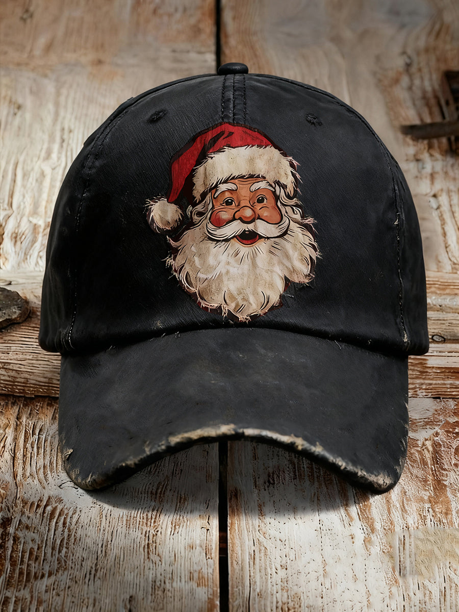 Weihnachts mann bedruckte lässige Unisex-Mütze