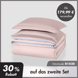 Bio-Baumwolle Bettwäsche 3-Set - LB18