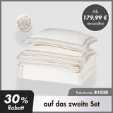 Bio-Baumwolle Bettwäsche 3-Set - LB23