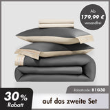 Bio-Baumwolle Bettwäsche 4-Set - LB6