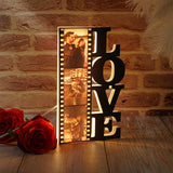 Personalisierte Film LOVE Nachtlampe