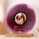 Personalisierte Song Schallplatten Ornamente