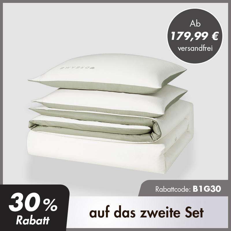 Bio-Baumwolle Bettwäsche 3-Set - LB2