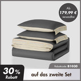 Bio-Baumwolle Bettwäsche 3-Set - LB6