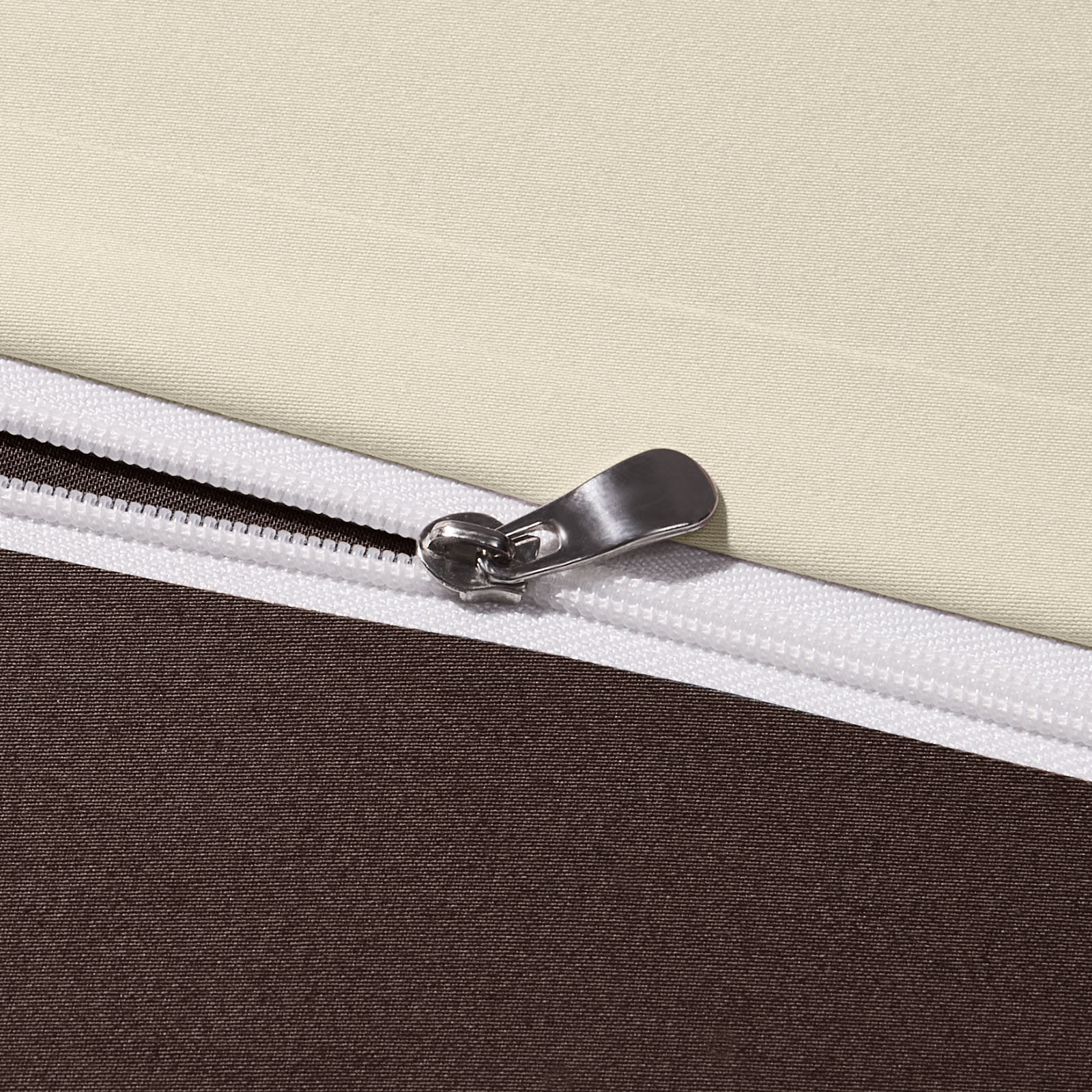 Zezzo Bettwäsche 135x200cm Baumwolle, 4 Set - LB6 Khaki Dunkelbraun