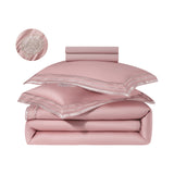 Zezzo-Luxus-Bettwäsche, 4-teiliges Set - LB23 PRO Rosa