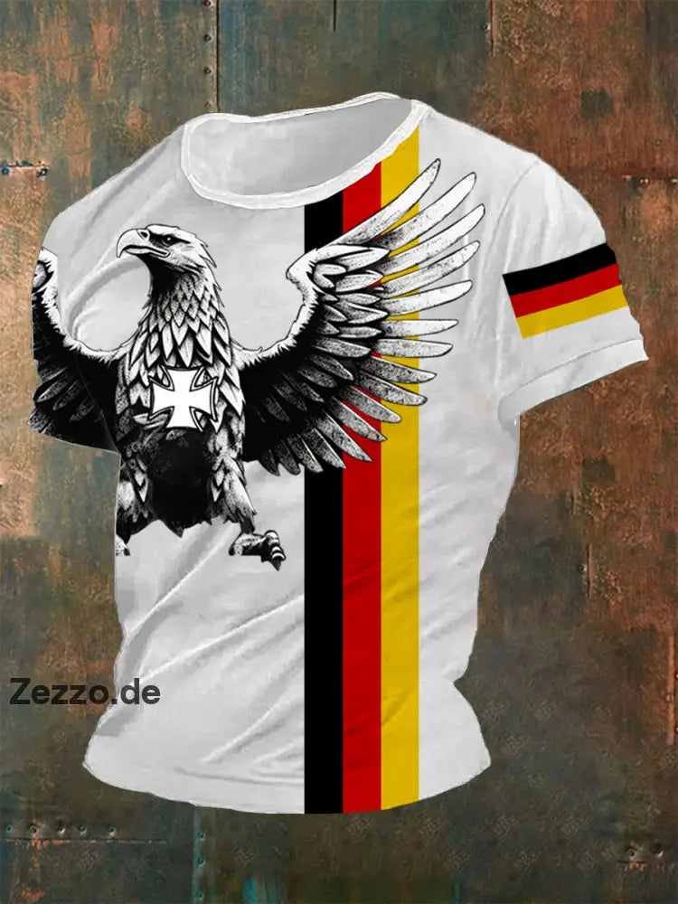 Deutschland T-Shirt für Männer Weiß / S