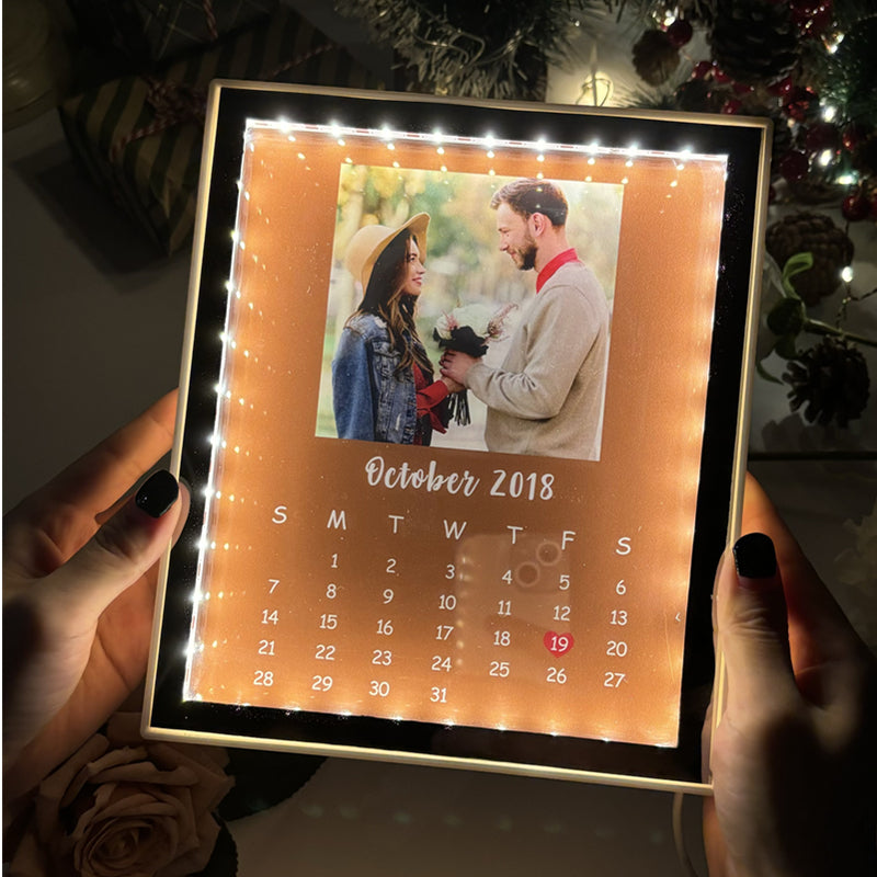 Personalisierte Fotokalender Acrylplakette