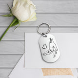 Personalisierte Geschenke – Papa Schlüsselanhänger mit 2 Namen – Lieber Papa, du hast ja bereits uns – Vatertagsgeschenk