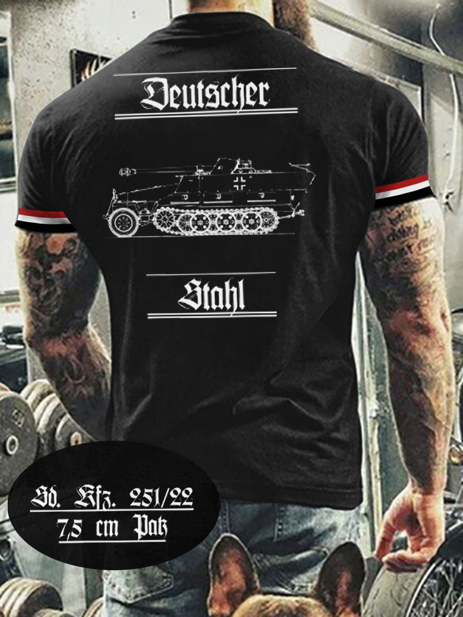 Herren fahrten der Wehrmacht - Sd.Kfz 251/22 - 7,5cm pak T-Shirt