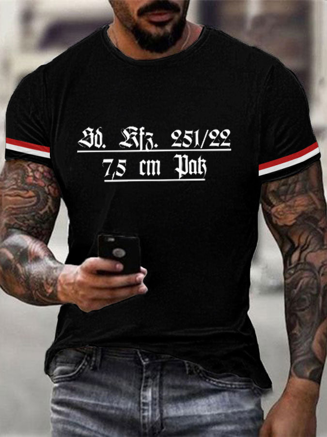 Herren fahrten der Wehrmacht - Sd.Kfz 251/22 - 7,5cm pak T-Shirt