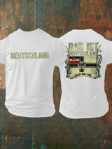 Männer Deutschland Reichs krieg flagge Das ist mein Fahne Muskels hirt Tshirt