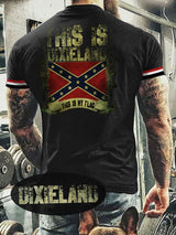 Herren T-Shirt Meine Fahne Dixie land Süd staaten