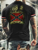 Herren T-Shirt Meine Fahne Dixie land Süd staaten
