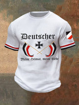 Herren Deutscher Durch Die Gnade Gottes Bedrucktes Kurzarm-T-Shirt