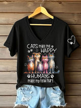 Frauen Tier liebhaber T-Shirt
