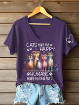 Frauen Tier liebhaber T-Shirt