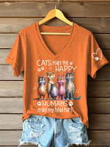 Frauen Tier liebhaber T-Shirt