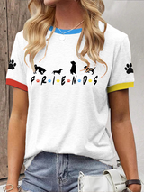 Frauen Hunde Freunde T-Shirts