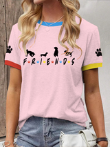 Frauen Hunde Freunde T-Shirts