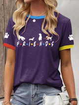 Frauen Hunde Freunde T-Shirts