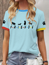 Frauen Hunde Freunde T-Shirts