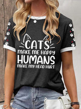 Frauen Tier liebhaber T-Shirt