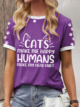 Frauen Tier liebhaber T-Shirt