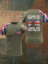 T-Shirt mit kurzen Ärmeln für Herren Armee grün / S