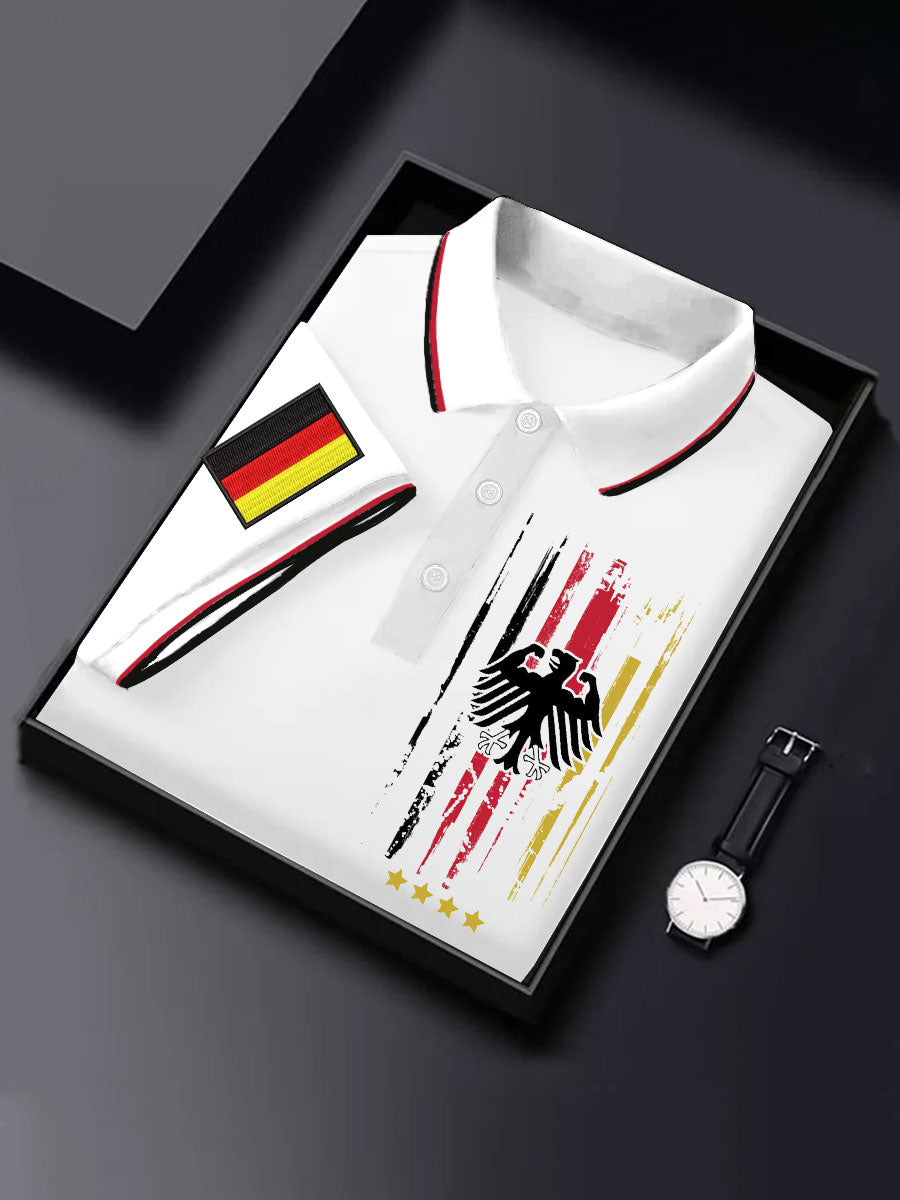 Herren-Tops mit deutschem Druck, lässig