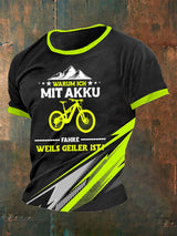 Herren Warum ich AKKU fahre Weils Geiler ist T-Shirt