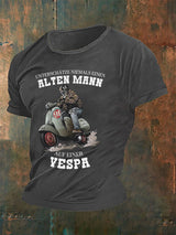 Herren Alter Mann Vespa T-Shirt