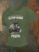 Herren Alter Mann Vespa T-Shirt