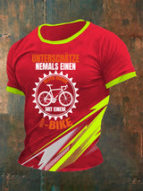 Herren Unter schätze niemals einen alten Mann mit einem E-Bike T-Shirt