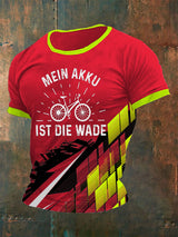 Herren T-Shirt Mein Akku Ist Die Wade