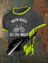 Herren T-Shirt Mein Akku Ist Die Wade