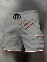 Bedruckte Shorts für Männer mit britischer Flagge