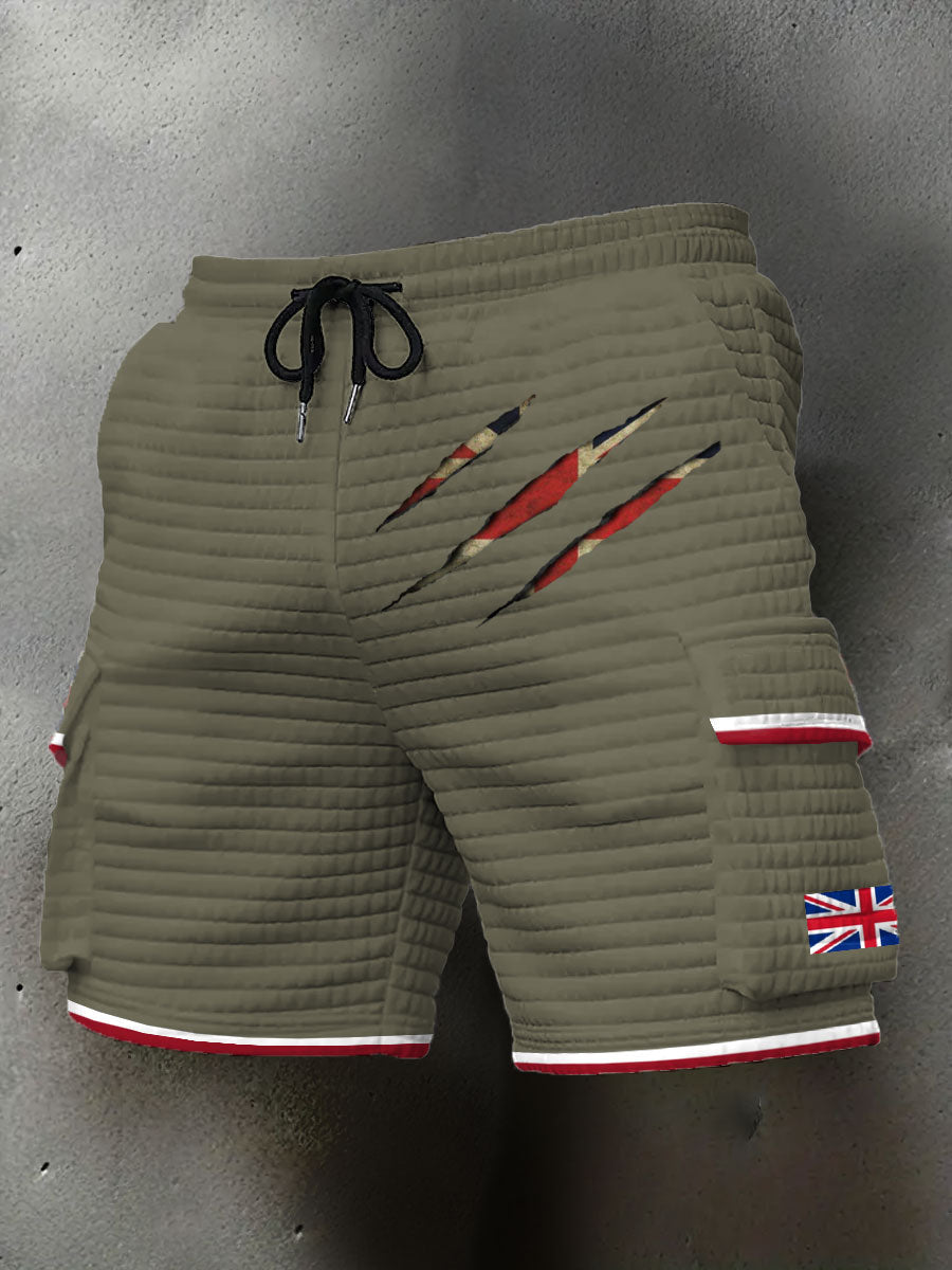Bedruckte Shorts für Männer mit britischer Flagge