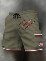 Bedruckte Shorts für Männer mit britischer Flagge