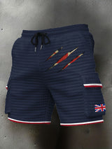 Bedruckte Shorts für Männer mit britischer Flagge