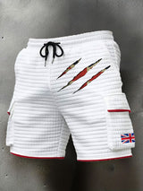 Bedruckte Shorts für Männer mit britischer Flagge