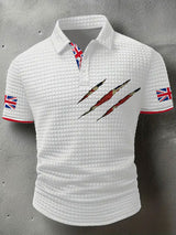 Herren-Kunstdruck-Tops mit britischer Flagge
