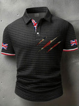 Herren-Kunstdruck-Tops mit britischer Flagge