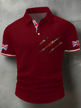 Herren-Kunstdruck-Tops mit britischer Flagge