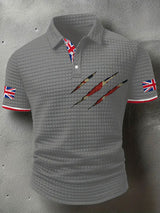 Herren-Kunstdruck-Tops mit britischer Flagge