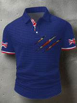 Herren-Kunstdruck-Tops mit britischer Flagge