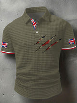 Herren-Kunstdruck-Tops mit britischer Flagge