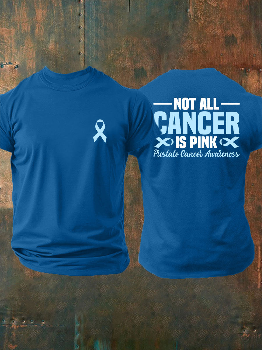 Männer Prostata krebs Bewusstsein Print Casual T-Shirt