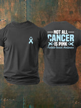 Männer Prostata krebs Bewusstsein Print Casual T-Shirt