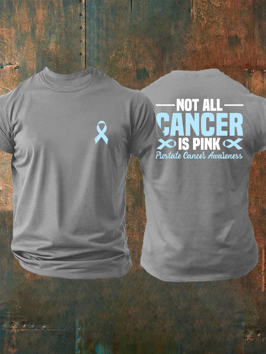 Männer Prostata krebs Bewusstsein Print Casual T-Shirt